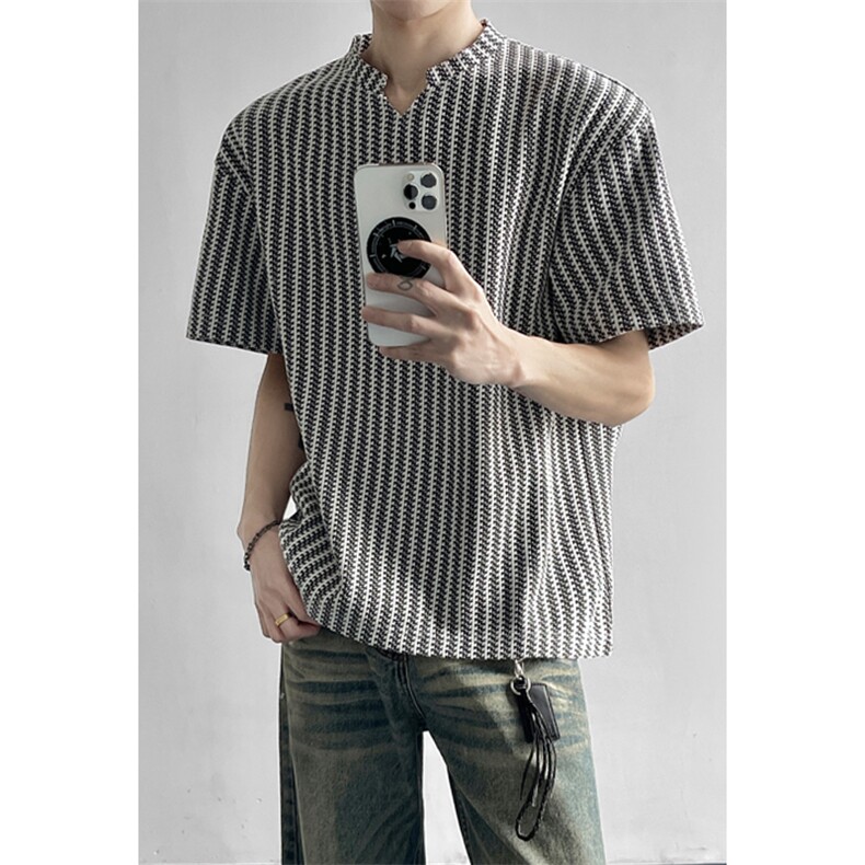 HT25864改短港风内景大码简约V领短袖T恤M-5XHT26171-特P14，男装T恤，电商A022