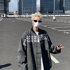F433P75新款秋装男生休闲夹克外套时尚宽松休闲，男装夹克，星座512-6