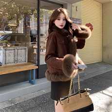 现货新款2166-P455-K669新G标90白鸭绒派克服，女装派克服，然然