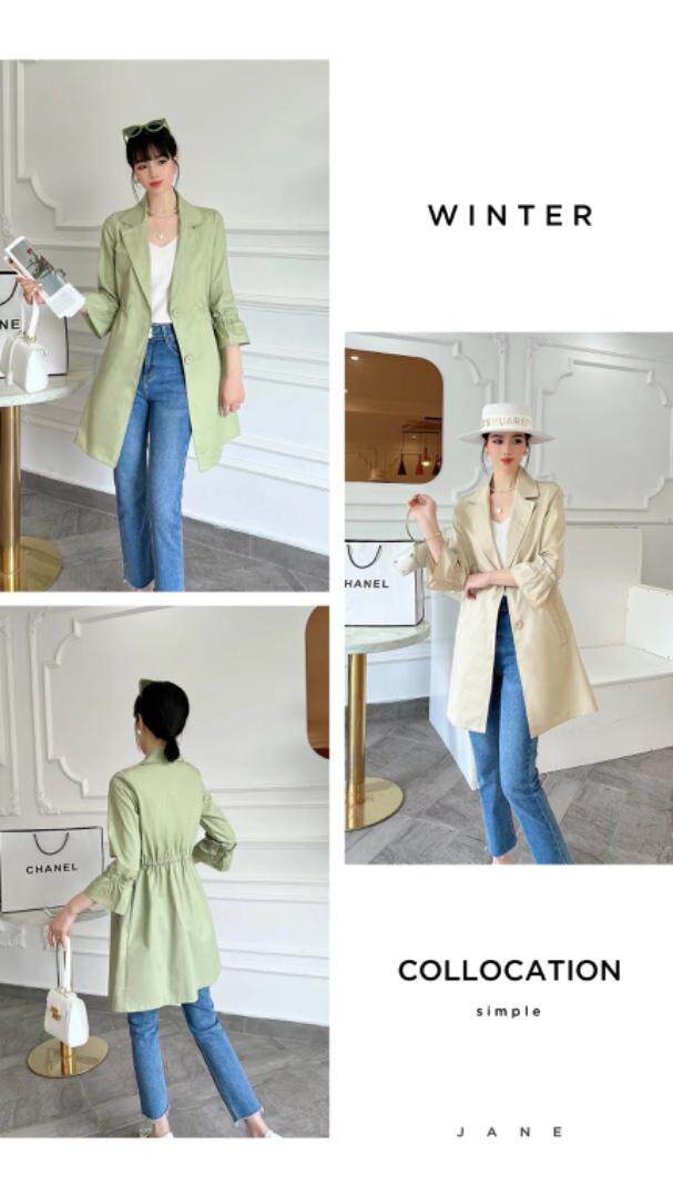 单层风衣，女装风衣，英利伊人