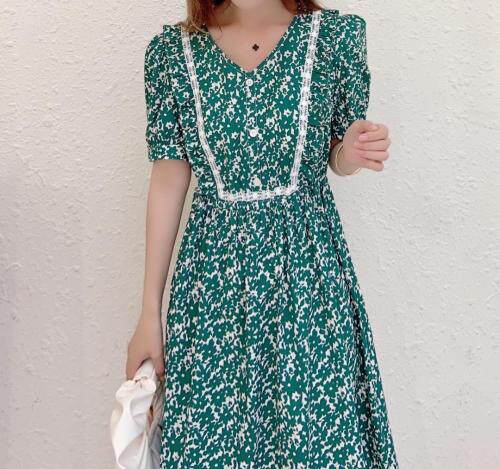 流行花色，腰部抽绳设计，女装，Linda Jean