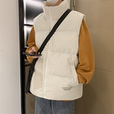 2021复古棉马甲男冬季外穿潮牌羽绒棉马夹无袖外套AW2304-P45，男装棉衣，星座512-2