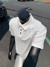 XZ809A/PLL02/P35/控48肌理感拼接POLO衫T恤，男装T恤，星座809A(原222-1)