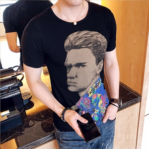 T恤 圆领 青春流行 春季 长袖 常规 日常 修身型 韩版  舒适 简约 气质 潮流 实用图片