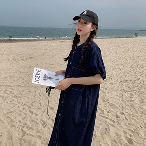 现货~新款夏季牛仔薄款连衣裙190-82356-P120-K168图片