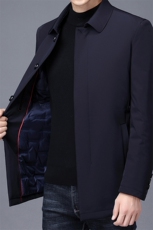 DZF02钱塘2020-3冬季厚款翻领商务休闲中年男士羽绒服货稳P175，男装羽绒服，钱塘207-3