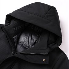 新款羽绒服男连帽冬季中年男士保暖休闲90白鸭绒外套DS2283-P330图片