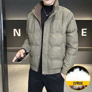 标50绒男士冬季羽绒服2025新款时尚立领鸭绒保暖青年潮外套7809