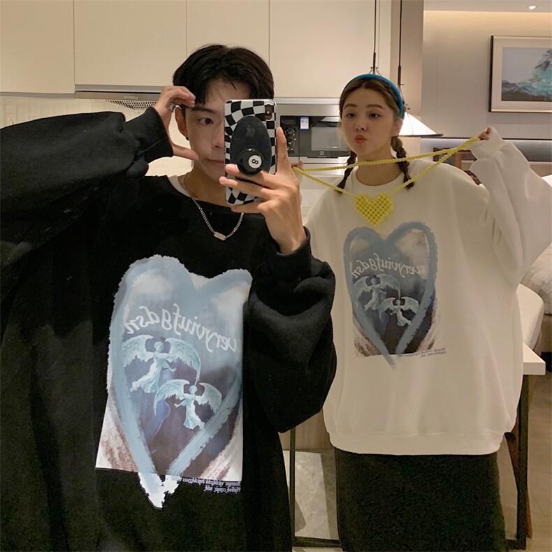 2026新款秋装港风情侣卫衣女宽松韩版外套G936P35男类,女装短外套,电商A339