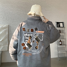 麂皮绒棉衣男大码立领棉袄子男羽绒棉服JM87282-P110，男装棉衣，电商A040