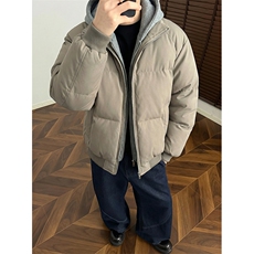 现货高品质重磅工艺美式高街假两件PU皮棉衣男女加厚棉服外套，男装棉衣，电商A486