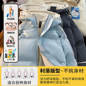 平铺毛毯中性风情侣款棉衣2025冬季宽松加厚外套 A436-3096-特P70图片