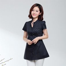 时尚优雅女装连衣裙修身显瘦短袖设计，女装连衣裙，丽影随形