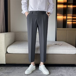春夏款男西裤直筒小脚九分裤加大码27-38码 K37 P38图片