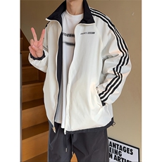 现货双面穿满天星夹克外套冲锋衣棒球服JK2668-P65，男装夹克，电商基地A086