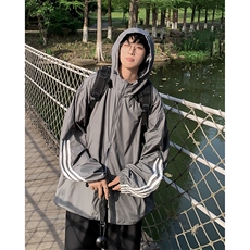 山系户外皮肤衣男女夏季连帽凉感防晒服情侣防晒衣外套F93111-p43，男装防晒衣，星座1008