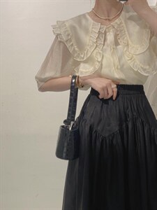 双层领衬衫,女装衬衫,驿谷