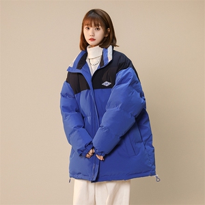 中性风23冬季时尚百搭宽松字母潮流棉服外套MY5060特批P95控158图片
