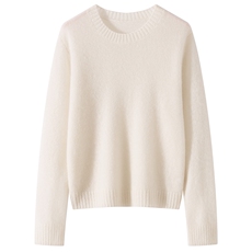 2026年秋季时尚百搭通勤简约休闲圆领，女装羊绒衫，多娇羊绒