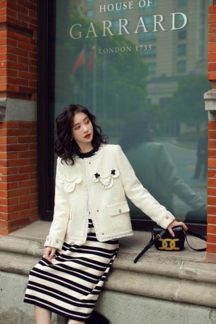 小香风羽绒服（90绒），女装羽绒服，卡西姆