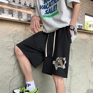 已注册抖音直播得物品质男运动中裤五分短裤K0565P28控39图片
