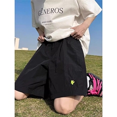 冰丝速干短裤男夏季穿搭薄款休闲宽松运动五分裤1001-1-D094-P28，男装牛仔裤，星座1001-1