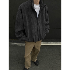 现货JK10071-特批55夏季大码灯芯高品质夹克外套宽松情侣上衣，男装夹克，电商A059