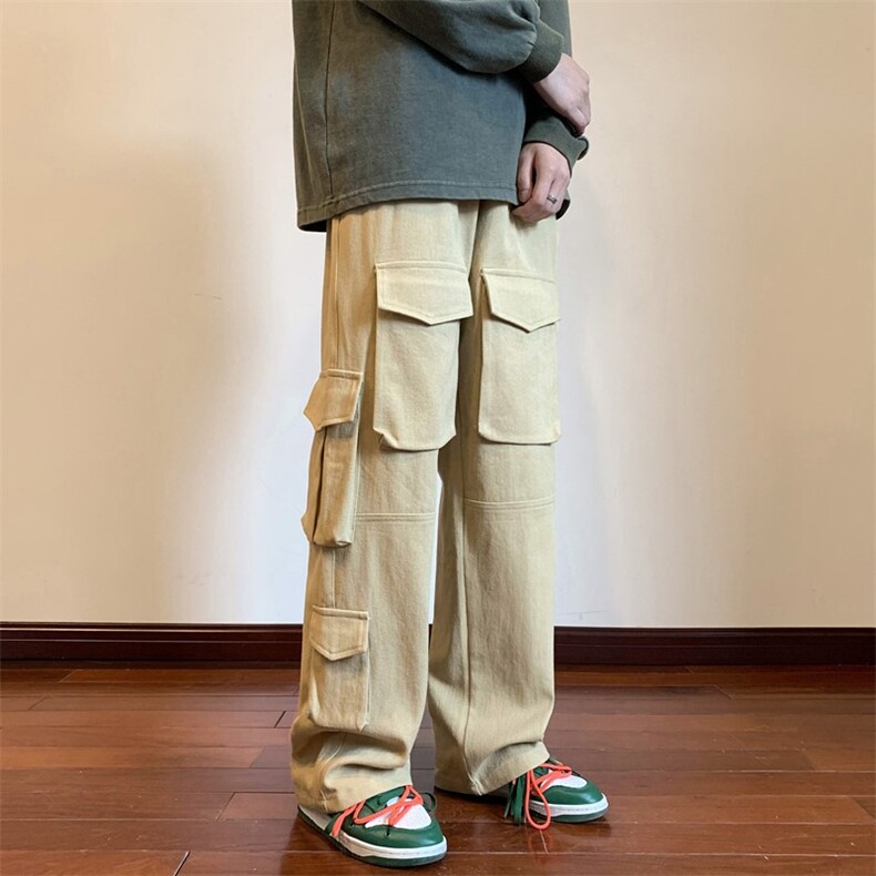 2026秋季新款美式高街立体袋工装裤地板景XZ604-KG41-P65控78,男装工装外套,星座604