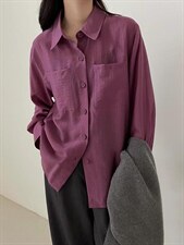 质感衬衣，高级色搭配，其它，素妮