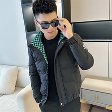 咖色棉衣外套男装潮牌修身短款无帽立领冬季外褂刺绣保暖棉服，男装棉衣，星座218-1（原230）