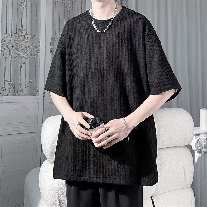 夏季港风短袖t恤男简约ins潮流新款上衣夏天男生半袖潮ST262-P29,男装T恤,星座412-2