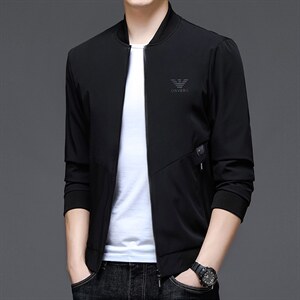 DYHF1211男士2023年春季新款长袖休闲棒球服外套青年拉链夹克P115图片