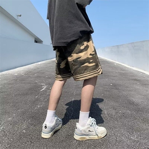 高腰时尚潮牌夏五分裤男潮流行运动裤宽松型休闲裤ins KK062-P36图片