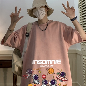 麂皮绒短袖t恤男大码半袖男 JD82228-P25图片