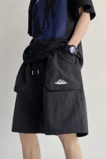 2025夏季新款美式高街休闲裤潮男短裤大码五分裤DK1375-P35控48，男装牛仔裤，星座810(原QT5070)