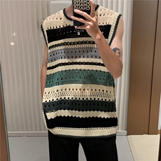 男夏季百搭潮流时尚无袖背心HY40P35，男装背心/马甲，星座1116-2