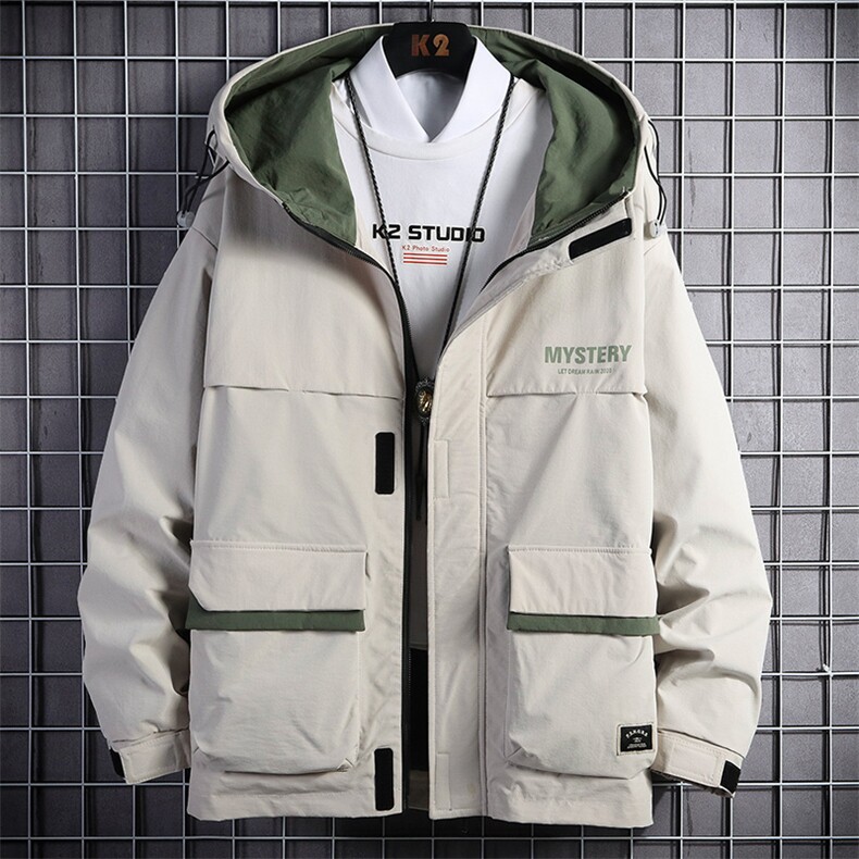 2021新款秋季夹克男士韩版工装外套男春秋潮流休闲上衣JK162-P65,男装夹克,星座1206（原A206）