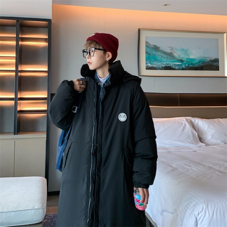 中长款过膝情侣棉服男女款美式hiphop高街棉衣外套S541P98,男装棉衣,星座1116-2