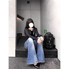 【高质量现货特批50】男女秋冬字母微喇显瘦牛仔裤610A-N184，男装牛仔裤，星座610A