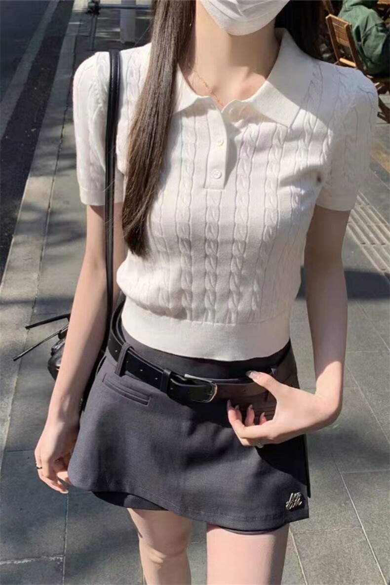 2025夏季新款宽条纹短袖,女装T恤,锦瑟羊绒