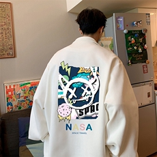 麂皮绒夹克男大码立领褂子外套JK85275-P68加绒款-P78，男装夹克，电商A040
