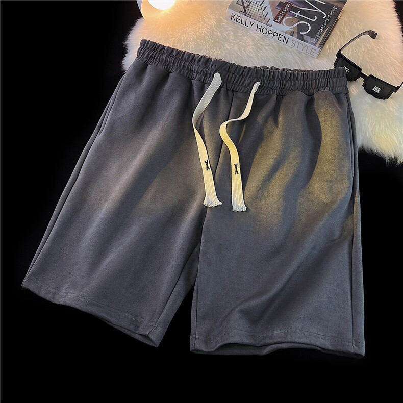 1麂皮绒大码M-5XL短袖DT8766P23短裤DK8767P32套装TZ8757P55控78，男装休闲套装，星座226-2