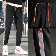 2021新款春秋韩版潮流运动男士休闲长裤束脚潮牌九分裤，男装休闲裤，电商B226-2（原B217-2）