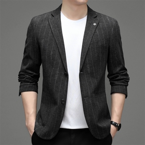 新款男士秋冬季休闲中年男款休闲外套秋冬款西服上衣MY806-P175图片