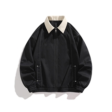 秋季休闲痞帅工装翻领夹克潮流外套得物二开XZ301b-2-JK2585P78，男装夹克，星座301B-2（原A443-1）