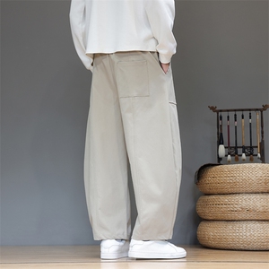 风冬季新款休闲裤男宽松大码长裤子XZ221-6-K29-P55图片