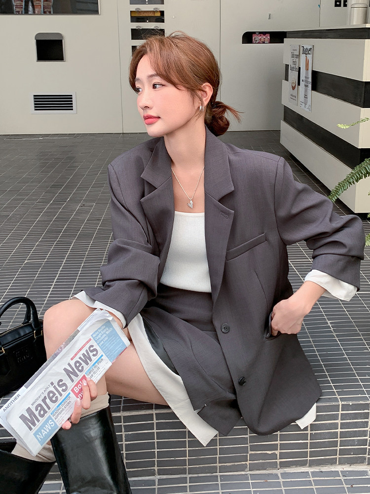 新款现货！高级感百搭气质西装套装6852-P175-K268,女装套装/套裙,2D034