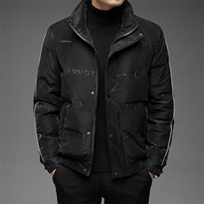 羽绒服男冬季中年男士休闲立领防寒服爸爸冬装上衣BJY08190-P170，男装羽绒服，电商B212（原钱塘6029）