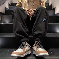 男春季新款休闲裤摇粒绒魔术贴K2933P38，男装休闲裤，星座1116-2