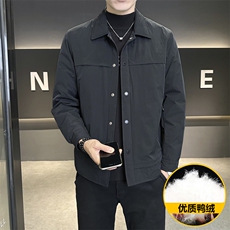 M018-P135标50%男士冬季羽绒服时尚立领轻薄款鸭绒夹克潮流，男装夹克，星座507A（原星座306B-2）
